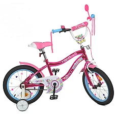 Детский двухколесный велосипед Prof1 Trike Unicorn Y16242S Ма