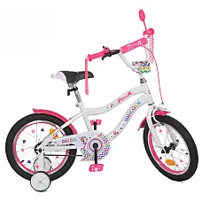 Детский двухколесный велосипед Prof1 Trike Unicorn Y16244 Бел