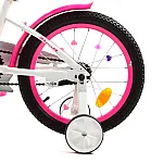Детский двухколесный велосипед Prof1 Trike Unicorn Y16244 Бело-малиновый