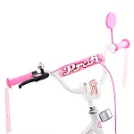 Детский двухколесный велосипед Prof1 Trike Ballerina Y2085-1 Бело-розовый