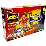 Ігровий набір Гараж Ferrari (3 рівня, 2 машинки) Bburago