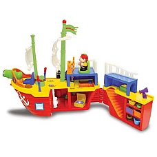 Игрушка на колесах Пиратский корабль Kiddieland