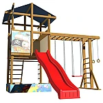 Игровая площадка с качелями SportBaby-14