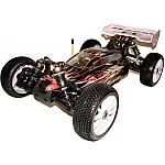 Автомодель на радиоуправлении Himoto Багги Shootout MegaE8XBL Brushless Зеленый (MegaE8XBLg)