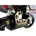 Мотоцикл на радиоуправлении Himoto Burstout MX400 Brushed Красный (MX400r)