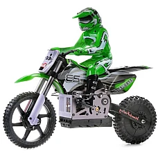 Мотоцикл на радиоуправлении Himoto Burstout MX400 Brushed Зел