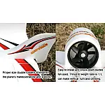 Летающее крыло Tech One Neptune EDF 123 см EPO ARF Красный (TO-08200R)