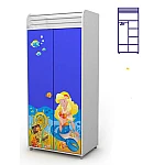 Дводверна шафа Od-02-2 Briz Ocean Русалка