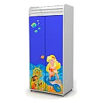 Дводверна шафа Od-02-3 Briz Ocean Море