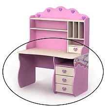 Письменный стол Pn-08-2 Briz Pink