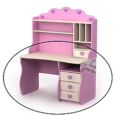 Письменный стол Pn-08-2 Briz Pink