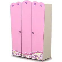 Тридверна шафа Pn-03 Briz Pink