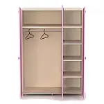 Тридверна шафа Pn-03 Briz Pink