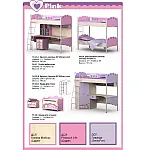 Тридверна шафа Pn-03 Briz Pink