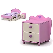 Приліжкова тумба Pn-14-2 Briz Pink