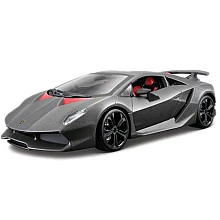 Автомодель Bburago Lamborghini Sesto Elemento Серый