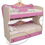 Двухъярусная кровать Briz Cinderella Cn-12