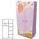 Дводверна шафа Briz Cinderella Cn-02-2