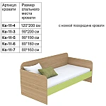 Дитяче ліжко-диван Briz Акварель Кв-11-3