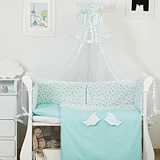Постельный комплект Twins Evo Angel Baby 4074-A-042 Мятный
