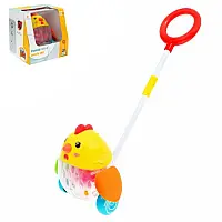  Іграшка-каталка Funny bird 1601ABC Курча