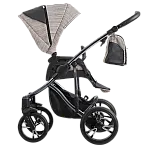 Универсальная коляска 2 в 1 Bresso Premium DARK 01