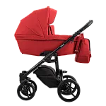 Коляска 2 в 1 Bebetto Luca 15G Красный Серая рама 