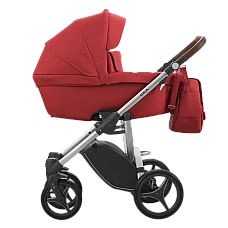 Коляска 2 в 1 Bebetto Luca 15G Красный Серая рама 