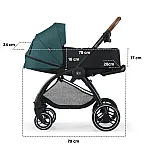 Коляска 2 в 1 Kinderkraft Evolution Cocoon Platinum Gray (KKWEVCOGRY2000)