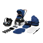 Коляска 3 в 1 Lionelo Mika Blue Navy