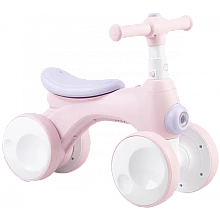 Беговел-каталка с мыльными пузырями и фарой MoMi Tobis Pink