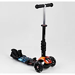 Дитячий самокат 5 в 1 Best Scooter Абстракція New Чорний (21700)