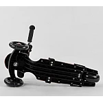 Дитячий самокат 5 в 1 Best Scooter Абстракція New Чорний з помаранчевим (17334)