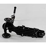 Дитячий самокат 5 в 1 Best Scooter Абстракція New Чорний з білим (24501) 