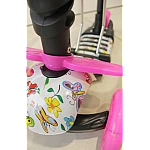 Дитячий самокат 5 в 1 Best Scooter S 8509 Рожевий з білим