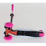 Дитячий самокат Best Scooter Maxi A 25533/779-1331 Блакитний з малиновим