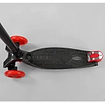 Дитячий самокат Best Scooter Maxi A 25772/779-1524 Чорний з червоним