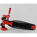 Дитячий самокат Best Scooter Maxi A 25772/779-1524 Чорний з червоним