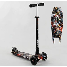 Дитячий самокат Best Scooter Maxi A 25779/779-1542 Чорний при
